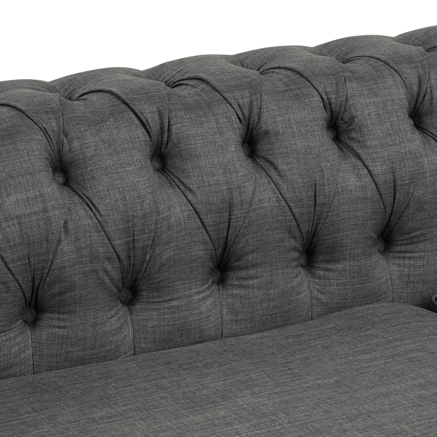 Canapé Chesterfield de Morden Fort, meubles de salon, canapés en lin