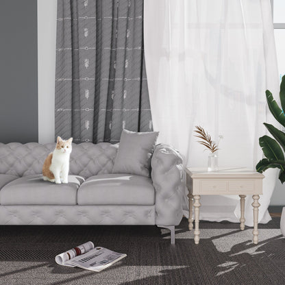 Canapé moderne en velours Morden Fort avec capitonnage à boutons, cadre en bois massif et pieds en fer