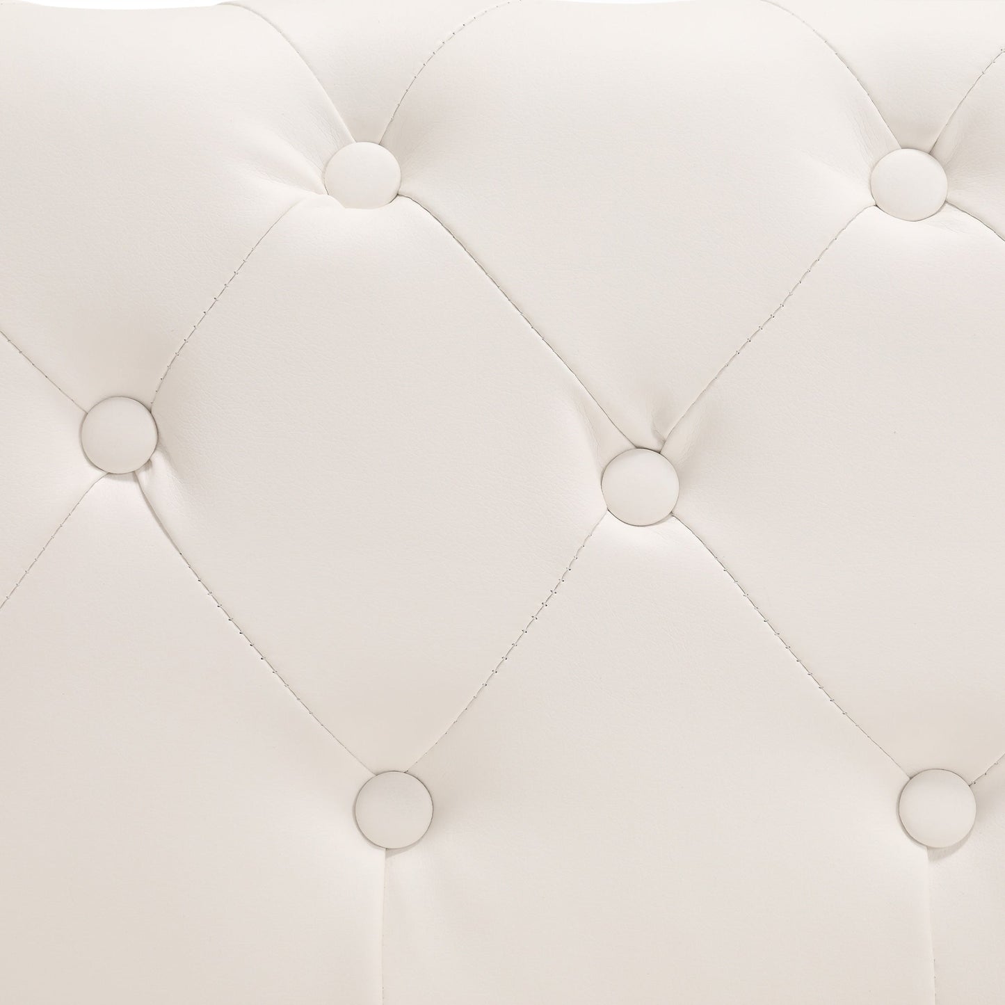 Canapé moderne en velours Morden Fort avec capitonnage à boutons, cadre en bois massif et pieds en fer