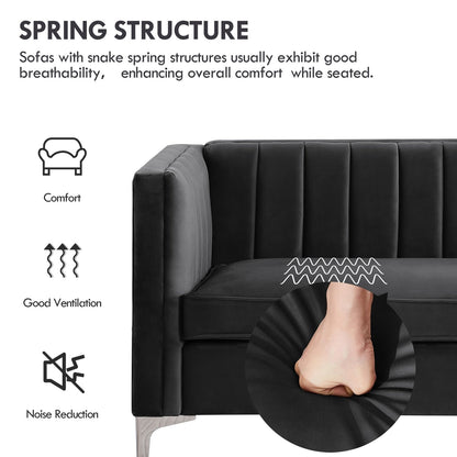 Canapé d'appoint rembourré Morden Fort pour salon