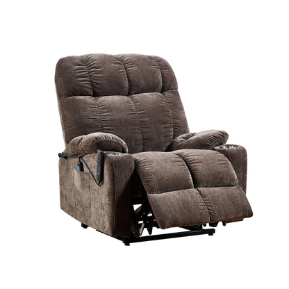 Fauteuil inclinable motorisé pour personnes âgées, position infinie, inclinable à 180° avec massage thermique