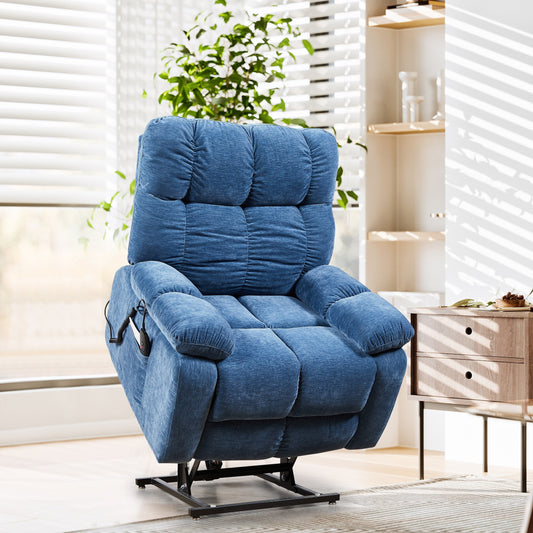 Fauteuil inclinable motorisé avec coussin d'air massant et chauffage lombaire