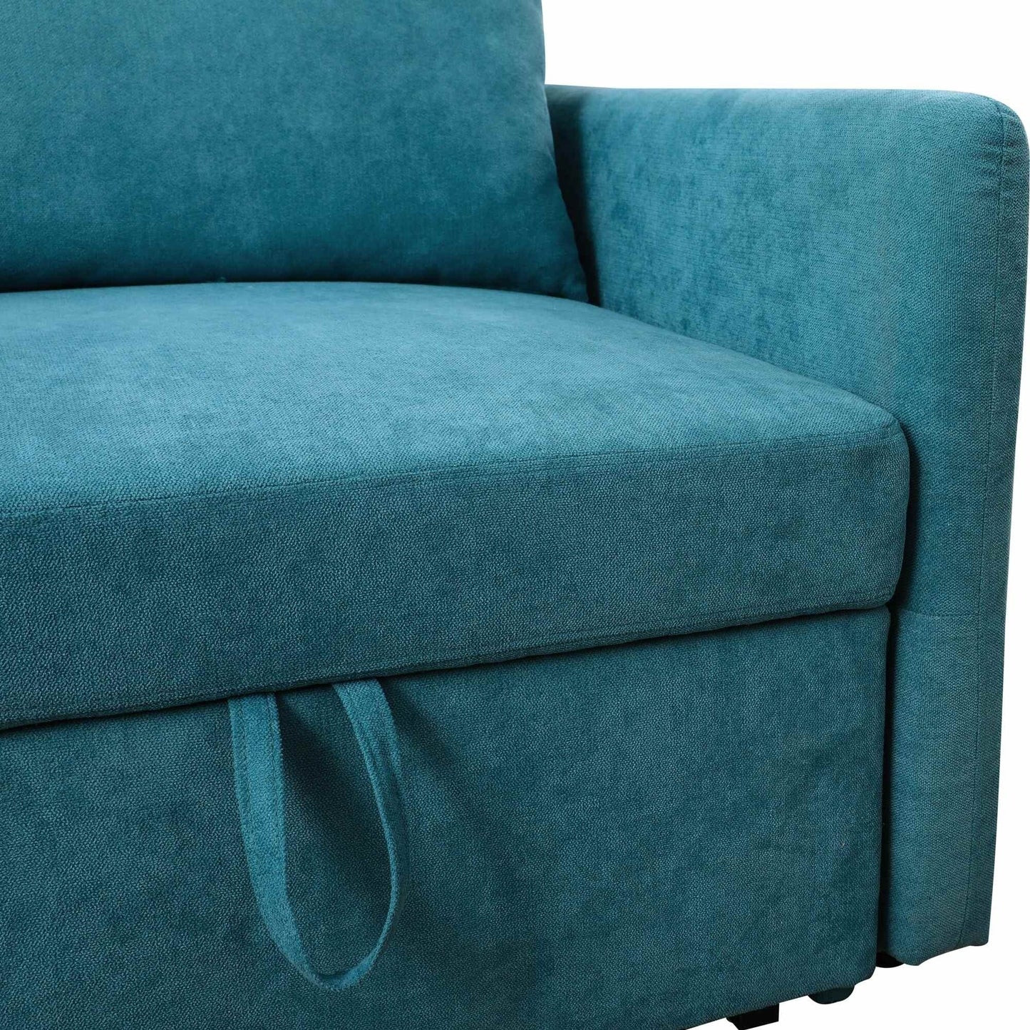 Canapé-lit pliable multifonction en tissu