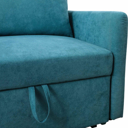 Canapé-lit pliable multifonction en tissu