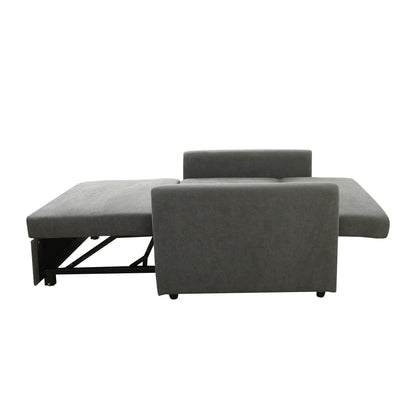 Canapé-lit pliable multifonction en tissu