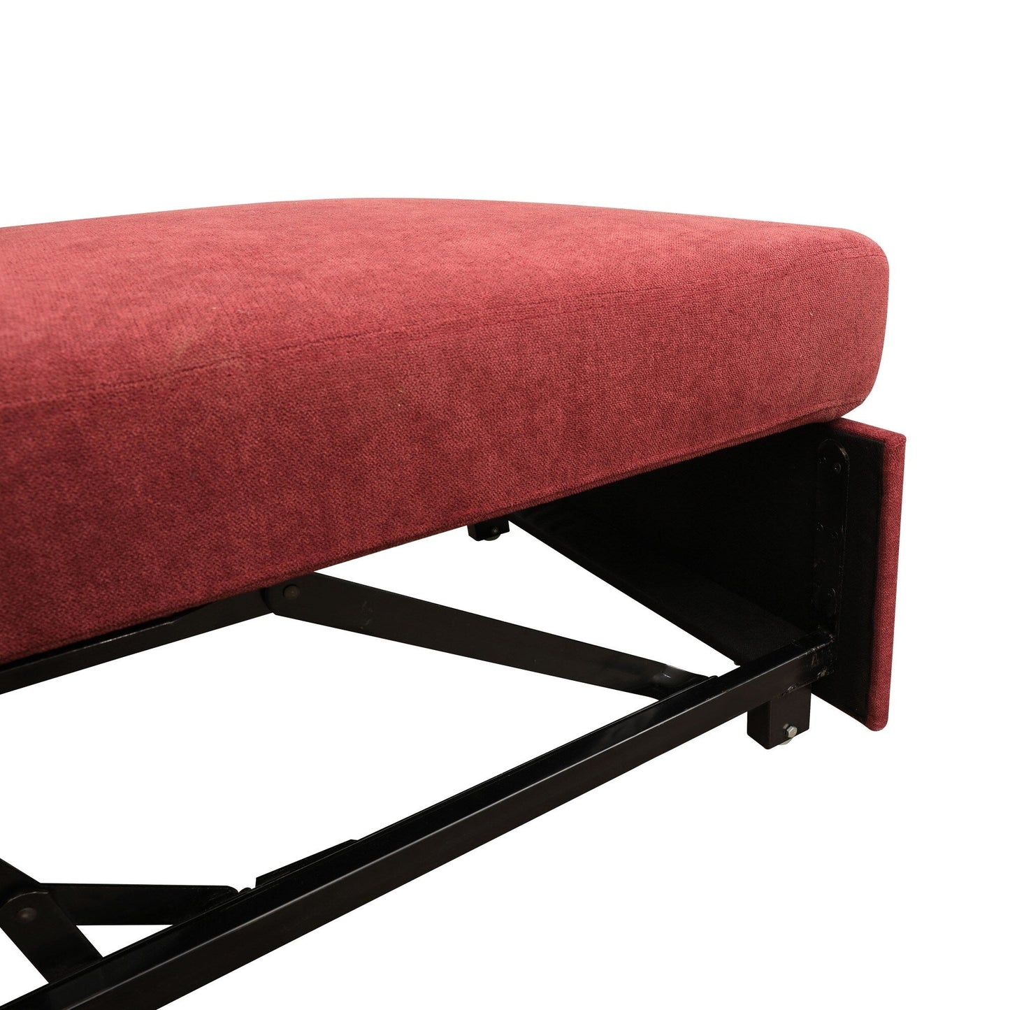 Canapé-lit pliable multifonction en tissu