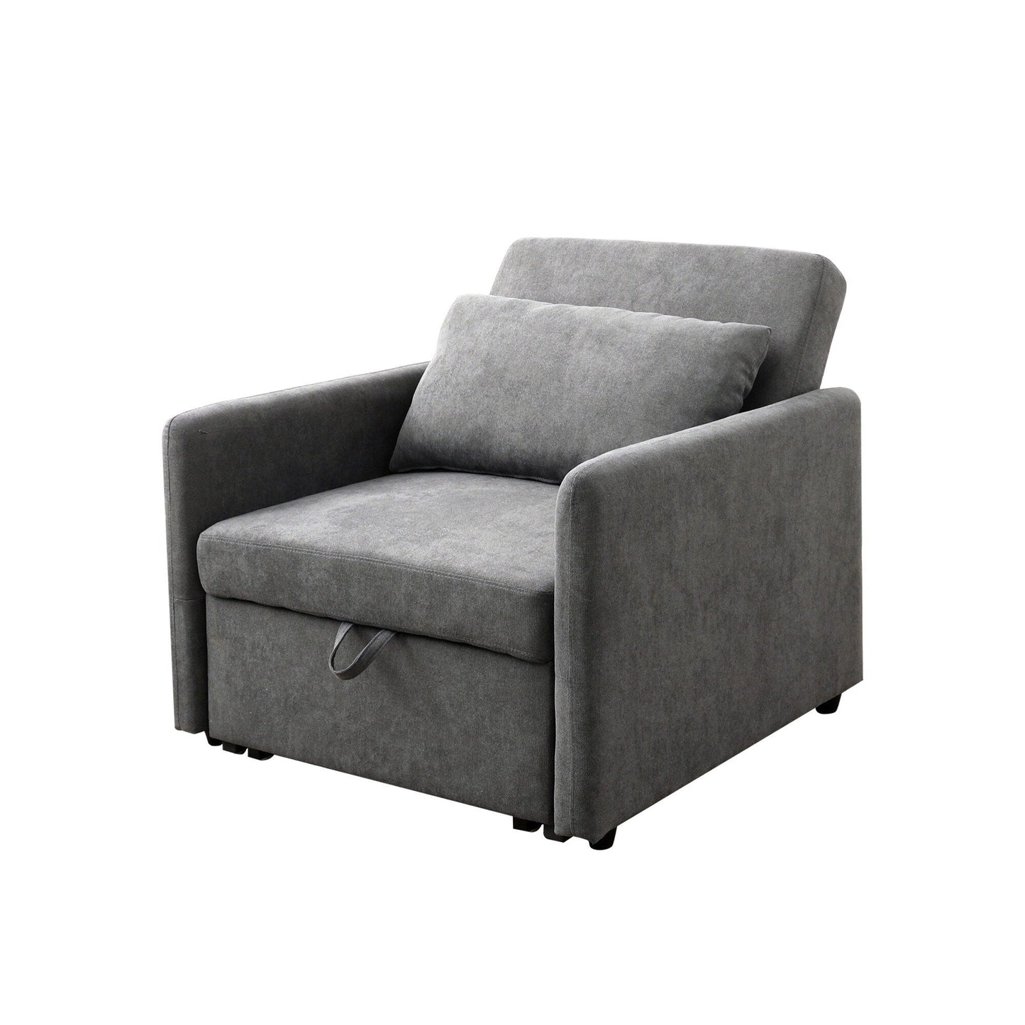 Canapé-lit pliable multifonction en tissu