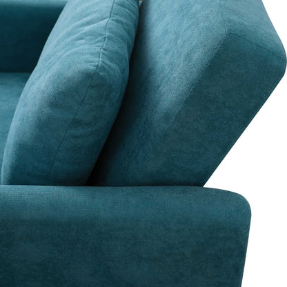 Canapé-lit pliable multifonction en tissu