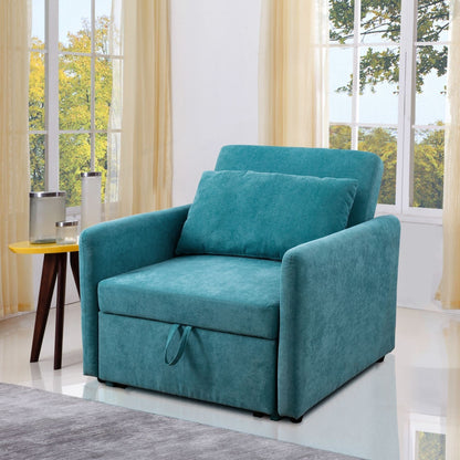 Canapé-lit pliable multifonction en tissu