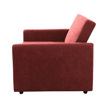 Canapé-lit pliable multifonction en tissu