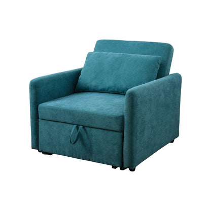 Canapé-lit pliable multifonction en tissu