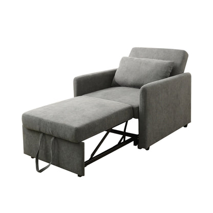 Canapé-lit pliable multifonction en tissu