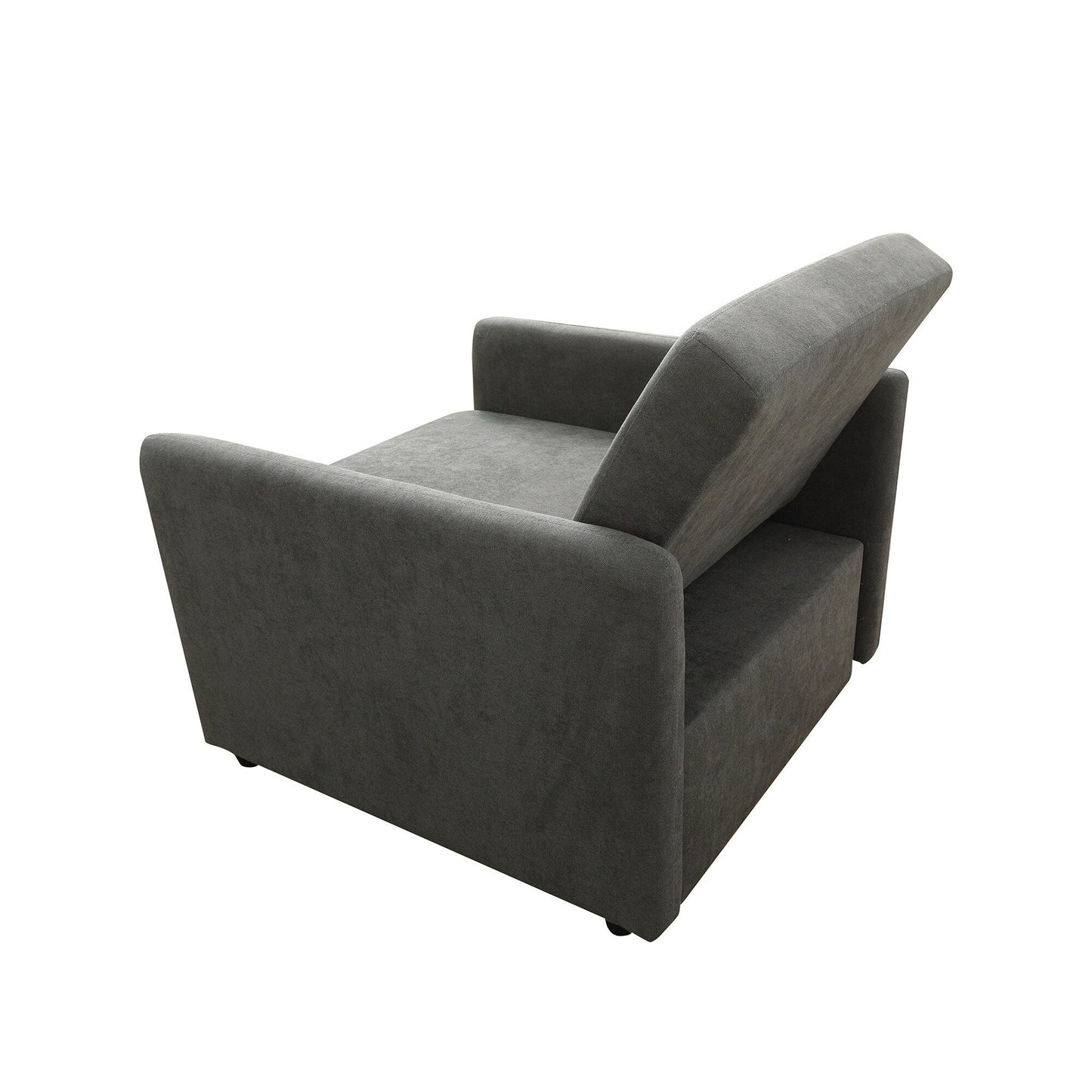 Canapé-lit pliable multifonction en tissu