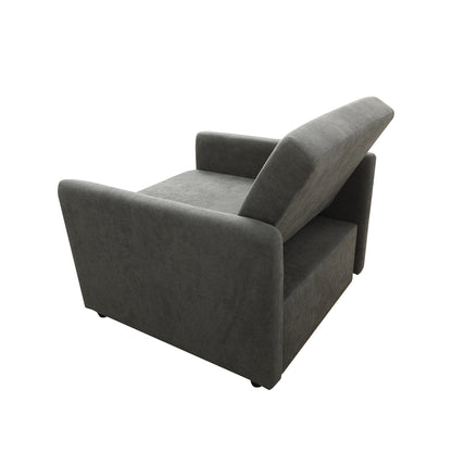 Canapé-lit pliable multifonction en tissu