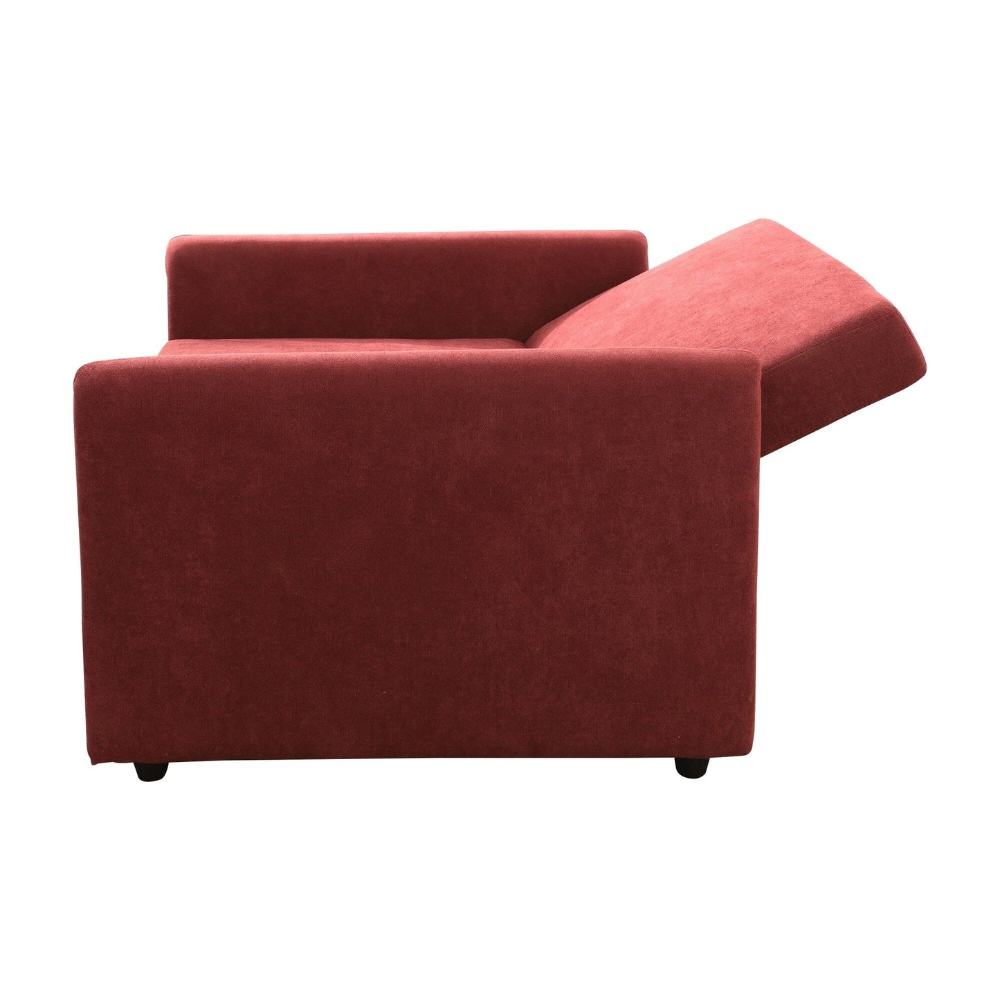 Canapé-lit pliable multifonction en tissu