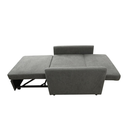 Canapé-lit pliable multifonction en tissu