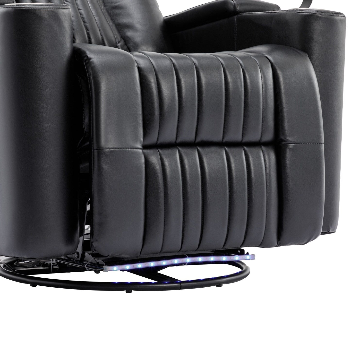 Fauteuil inclinable électrique multifonctionnel pivotant à 270° pour home cinéma