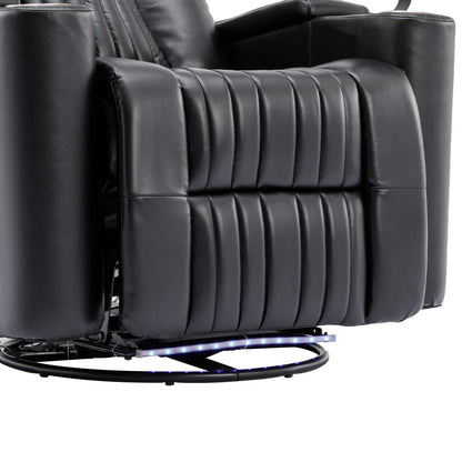Fauteuil inclinable électrique multifonctionnel pivotant à 270° pour home cinéma