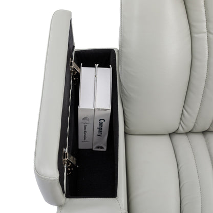 Fauteuil inclinable électrique multifonctionnel pivotant à 270° pour home cinéma