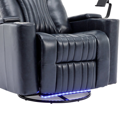 Fauteuil inclinable électrique multifonctionnel pivotant à 270° pour home cinéma