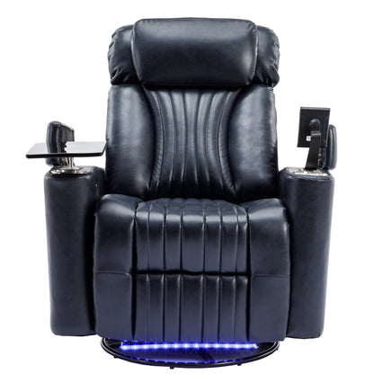 Fauteuil inclinable électrique multifonctionnel pivotant à 270° pour home cinéma