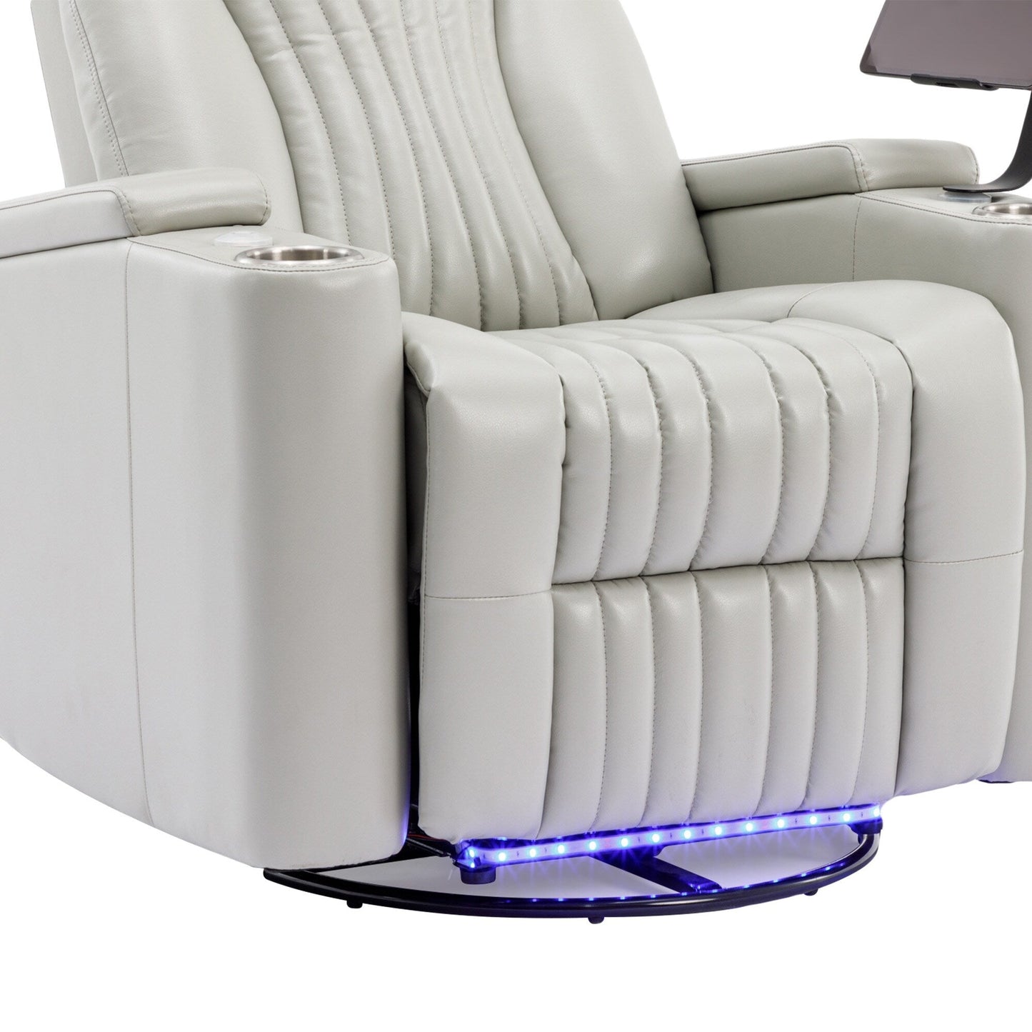 Fauteuil inclinable électrique multifonctionnel pivotant à 270° pour home cinéma
