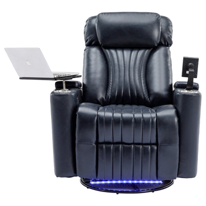 Fauteuil inclinable électrique multifonctionnel pivotant à 270° pour home cinéma