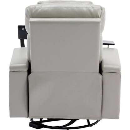 Fauteuil inclinable électrique multifonctionnel pivotant à 270° pour home cinéma
