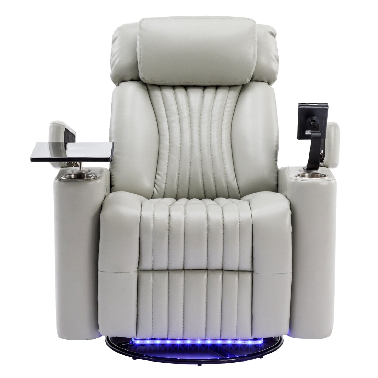 Fauteuil inclinable électrique multifonctionnel pivotant à 270° pour home cinéma