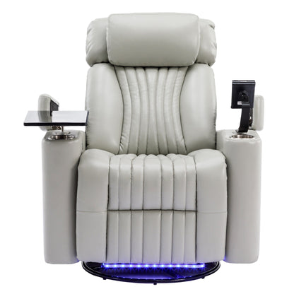 Fauteuil inclinable électrique multifonctionnel pivotant à 270° pour home cinéma