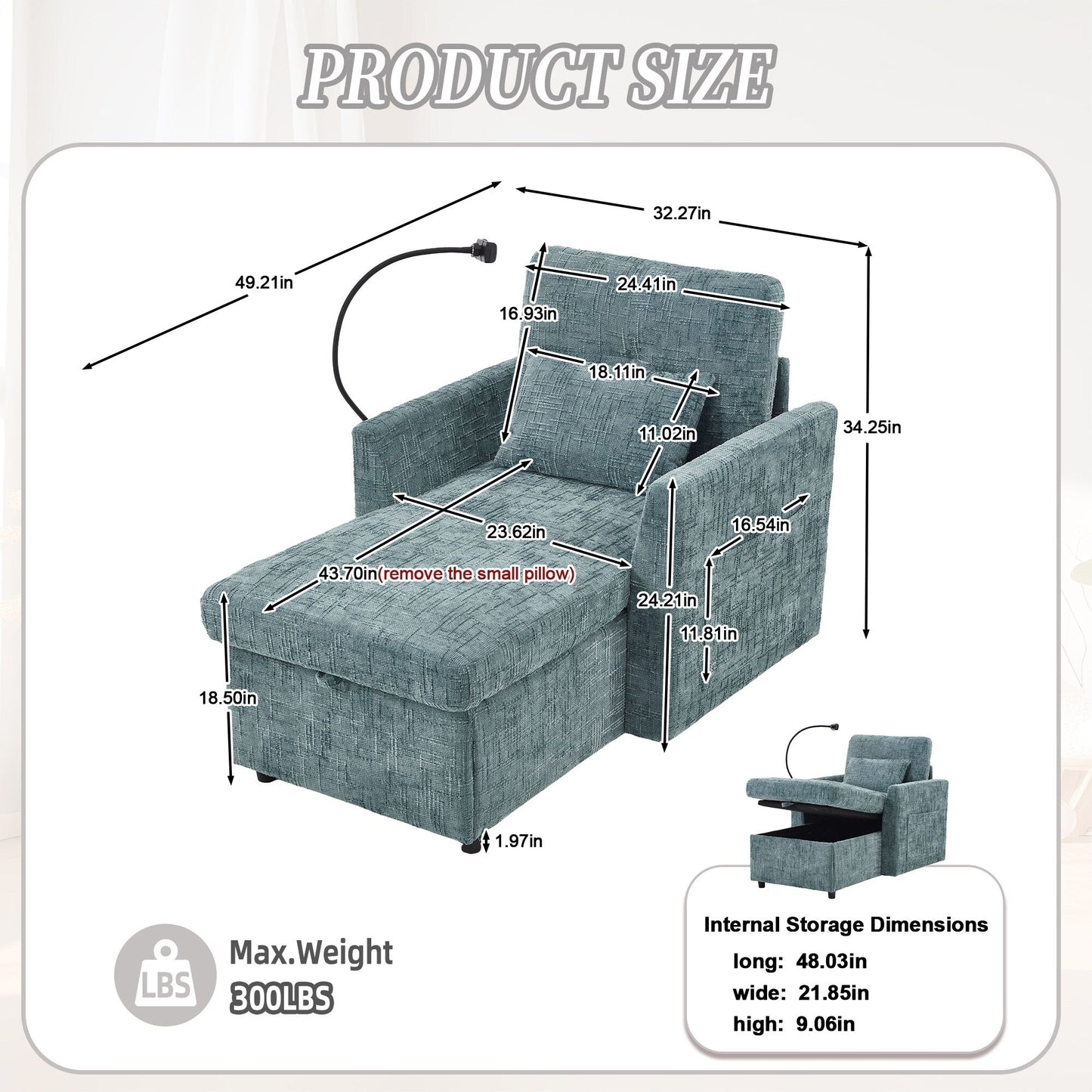 Canapé inclinable multifonction pour personne paresseuse, dossier de rangement avec support pour téléphone portable, fauteuil de loisirs simple en chenille