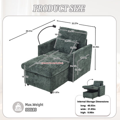 Canapé inclinable multifonction pour personne paresseuse, dossier de rangement avec support pour téléphone portable, fauteuil de loisirs simple en chenille