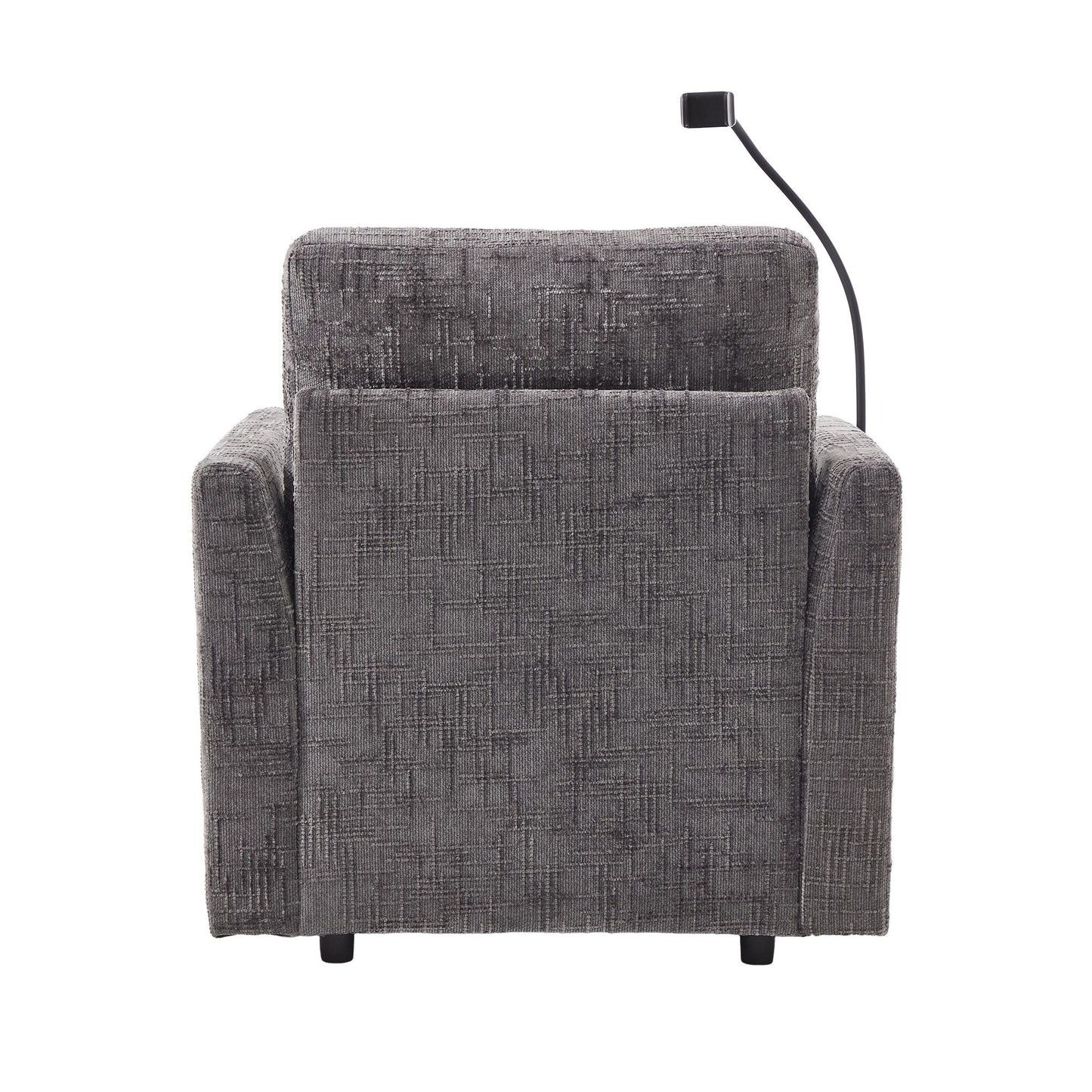Canapé inclinable multifonction pour personne paresseuse, dossier de rangement avec support pour téléphone portable, fauteuil de loisirs simple en chenille