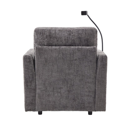 Canapé inclinable multifonction pour personne paresseuse, dossier de rangement avec support pour téléphone portable, fauteuil de loisirs simple en chenille