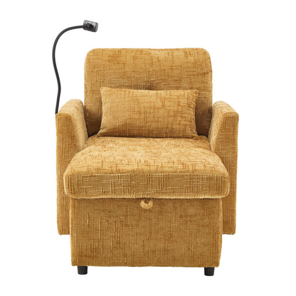 Canapé inclinable multifonction pour personne paresseuse, dossier de rangement avec support pour téléphone portable, fauteuil de loisirs simple en chenille