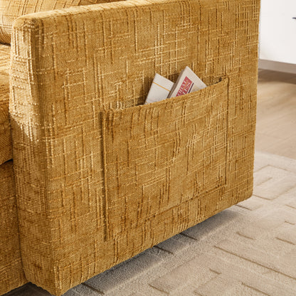 Canapé inclinable multifonction pour personne paresseuse, dossier de rangement avec support pour téléphone portable, fauteuil de loisirs simple en chenille