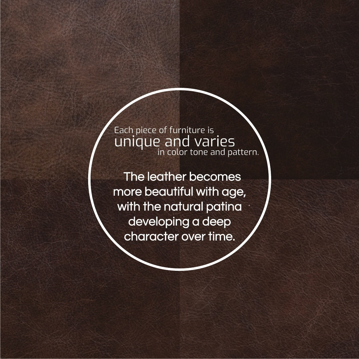 Canapé Poly &amp; Bark Napa 88.5 - Cuir italien véritable