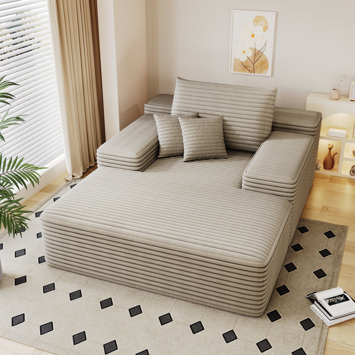 Canapé-lit rembourré surdimensionné Nebula, canapé-lit rembourré Cloud Sofas Canapés pour une lecture confortable et une détente