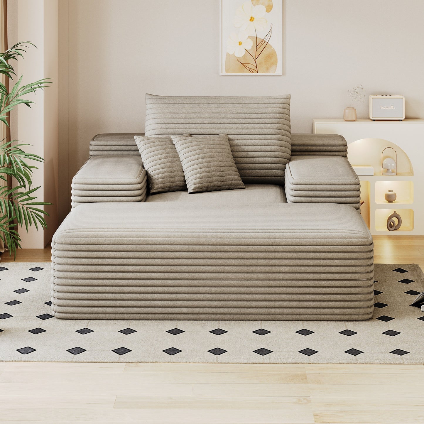 Canapé-lit rembourré surdimensionné Nebula, canapé-lit rembourré Cloud Sofas Canapés pour une lecture confortable et une détente