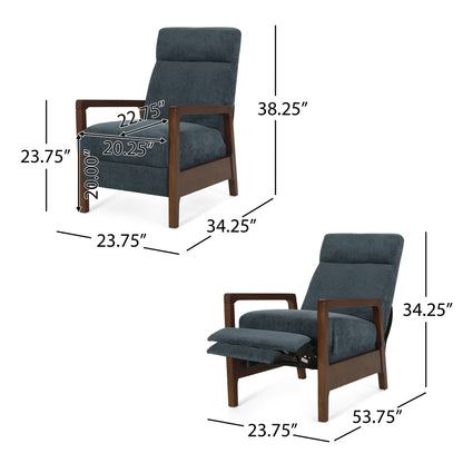 Fauteuil inclinable à dossier cascade Neihart par Christopher Knight Home