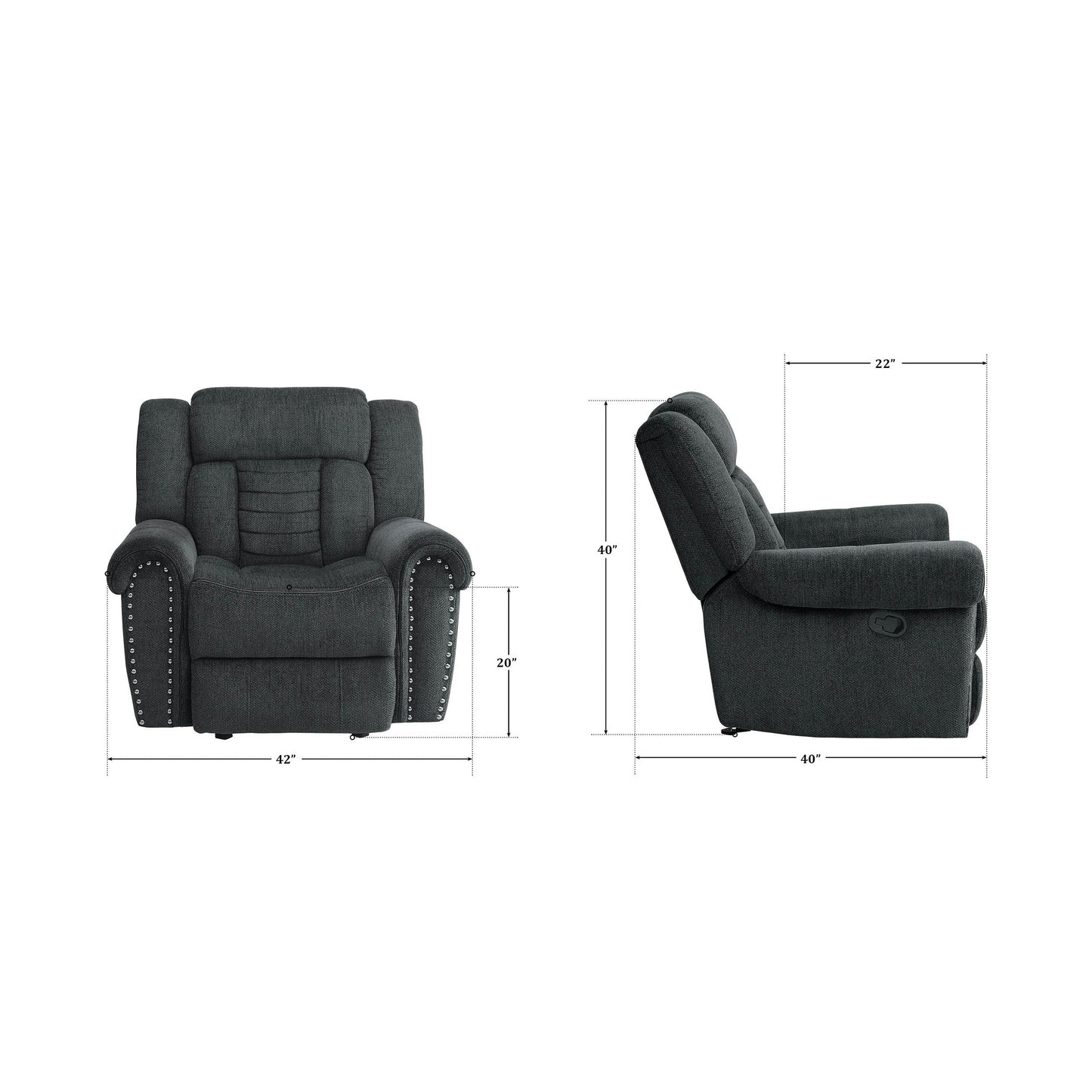 Fauteuil inclinable Neleh Glider