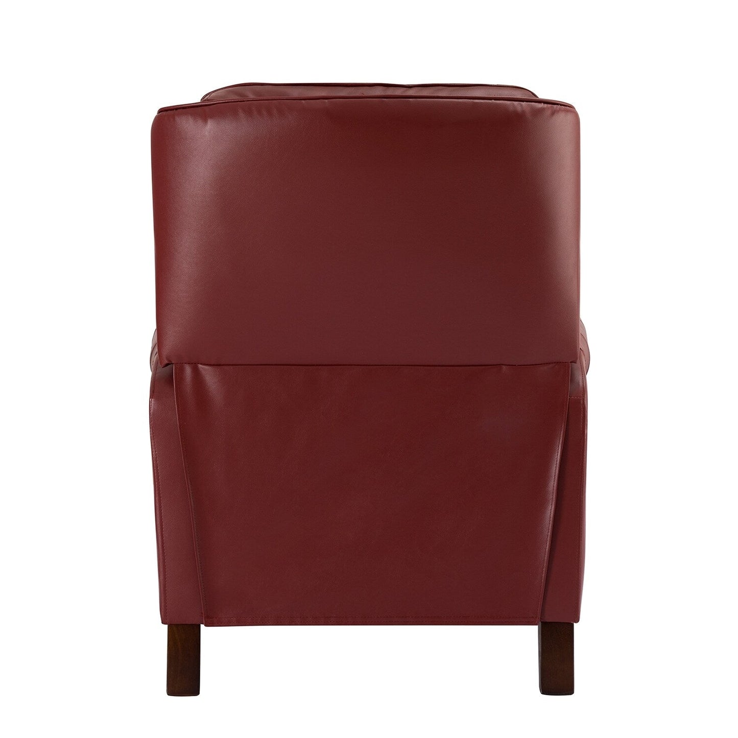 Fauteuil inclinable Nestor Mid-Century en cuir véritable avec pieds en bois massif par HULALA HOME