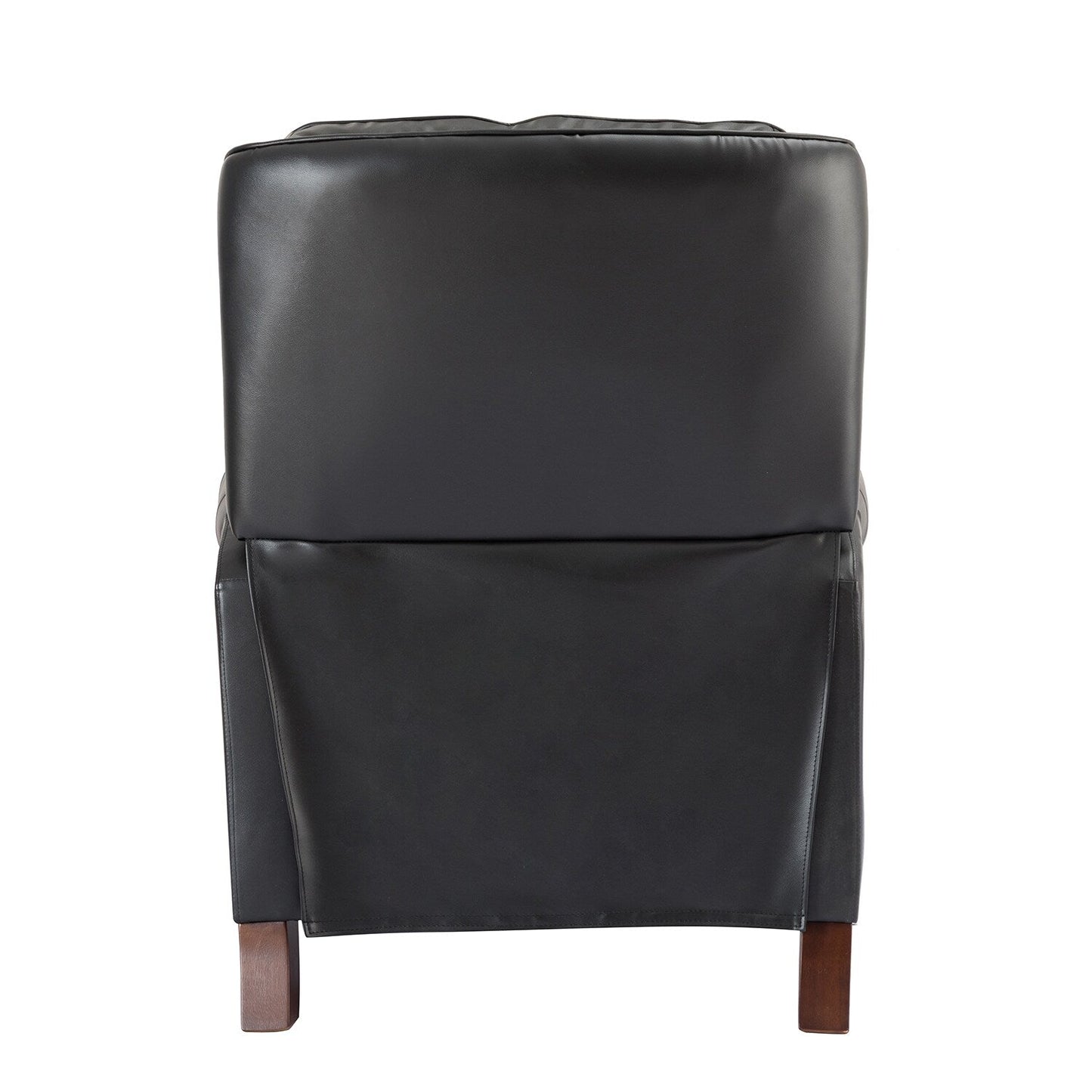 Fauteuil inclinable Nestor Mid-Century en cuir véritable avec pieds en bois massif par HULALA HOME