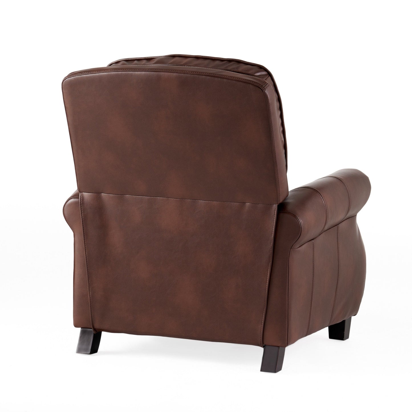 Fauteuil inclinable en PU bicolore Neville par Christopher Knight Home