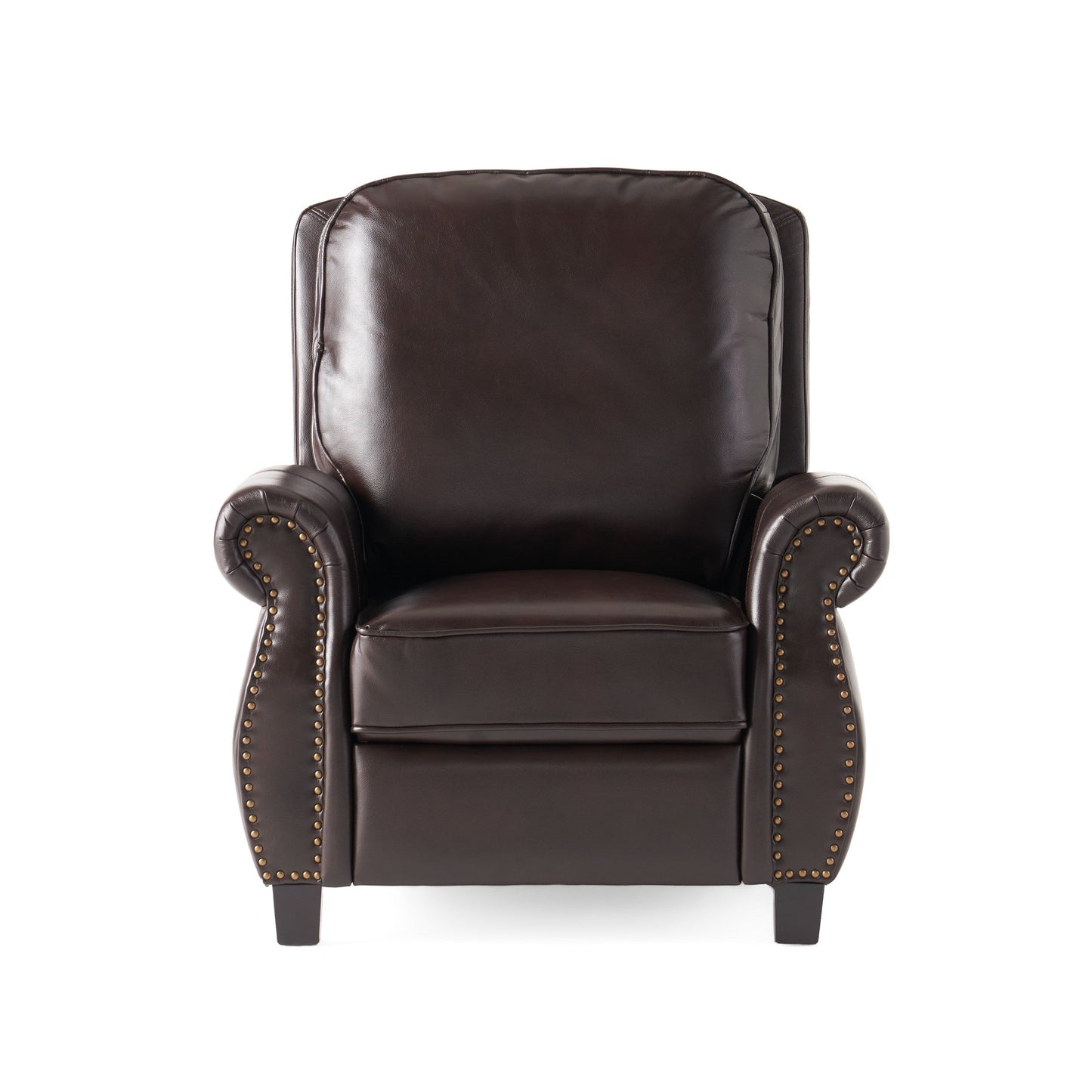 Fauteuil inclinable en PU bicolore Neville par Christopher Knight Home