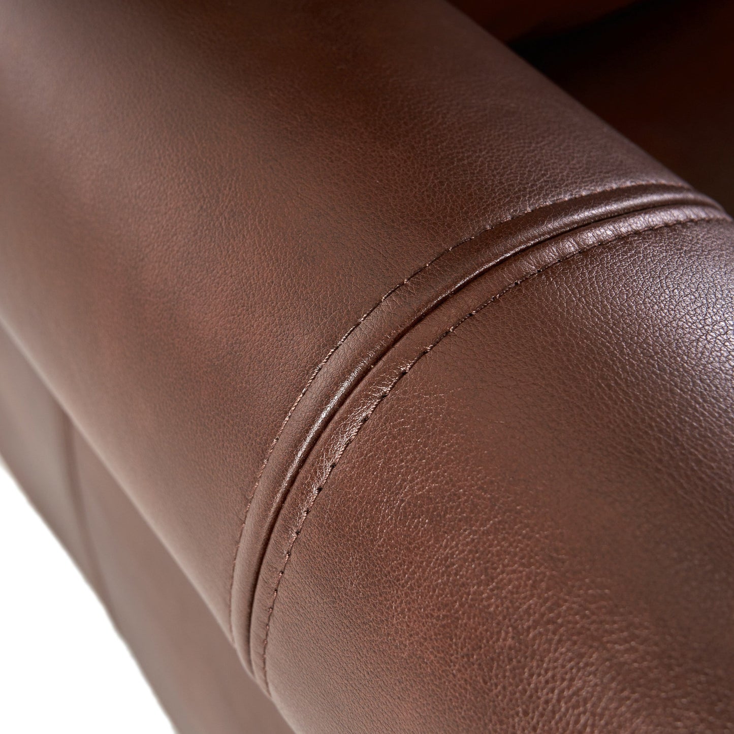 Fauteuil inclinable en PU bicolore Neville par Christopher Knight Home