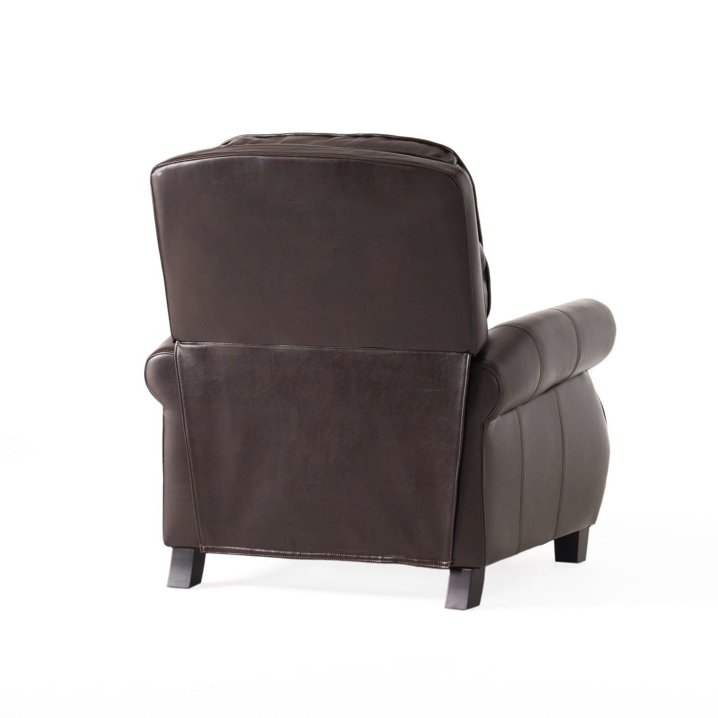 Fauteuil inclinable en PU bicolore Neville par Christopher Knight Home