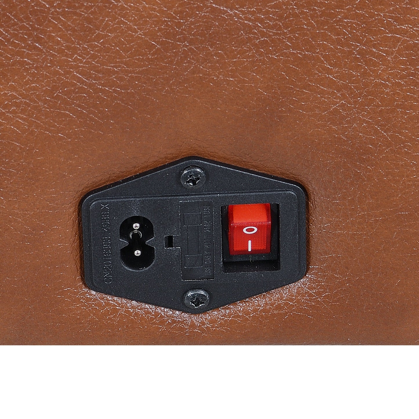 Canapé inclinable Newport Power en cuir pleine fleur Steve Silver