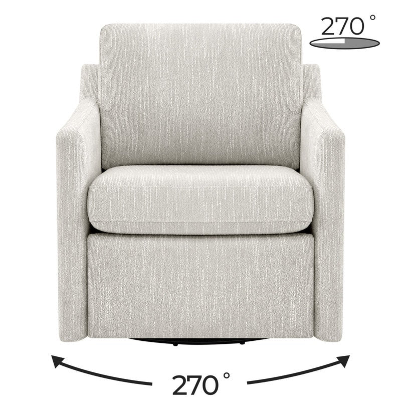 Fauteuil d'appoint pivotant Nora Power avec repose-pieds électriques