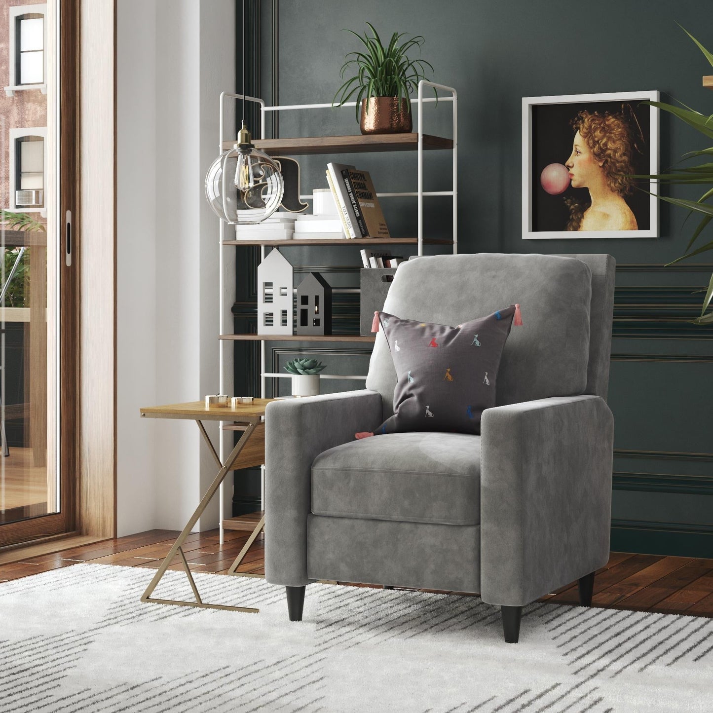 Le fauteuil inclinable Novogratz Lana